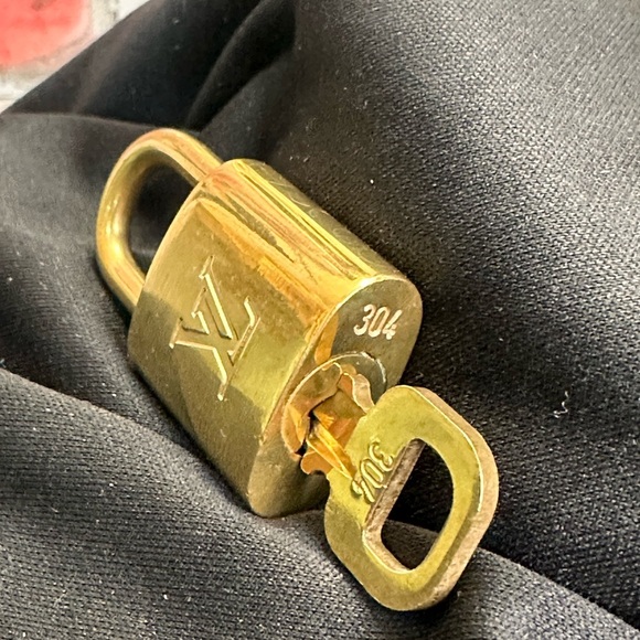 Louis Vuitton Brass Lock and Key Set #304 - Picture 3 of 3